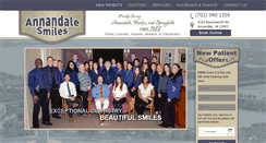 Desktop Screenshot of annandalesmiles.com